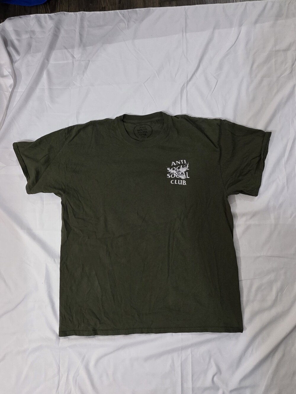 Anti Social Social Club Frantically Melting short sleeve Tee Dark Green